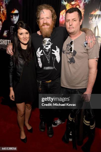 Musician Brent Hinds of Mastodon attends the screening for "SHOT! The Psycho Spiritual Mantra of Rock" at The Grove presented by CITI on April 5,...
