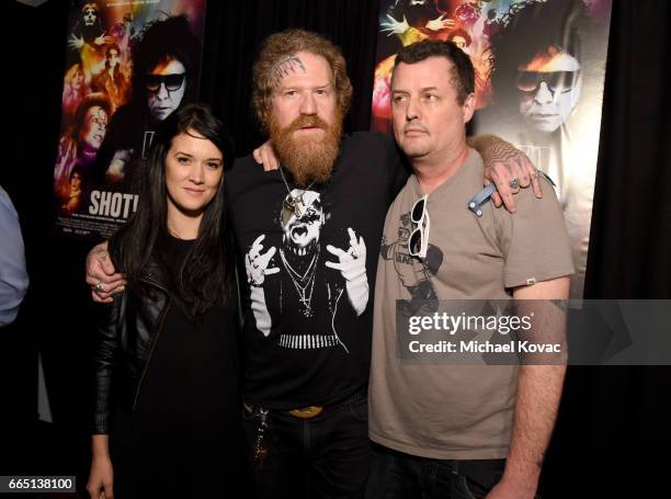 Musician Brent Hinds of Mastodon attends the screening for "SHOT! The Psycho Spiritual Mantra of Rock" at The Grove presented by CITI on April 5,...