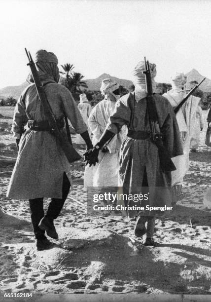 Chadian rebels train in the Tibesti Mountains in northern Africa. In 1960, Chad gained its independence from France, but the country fell into civil...