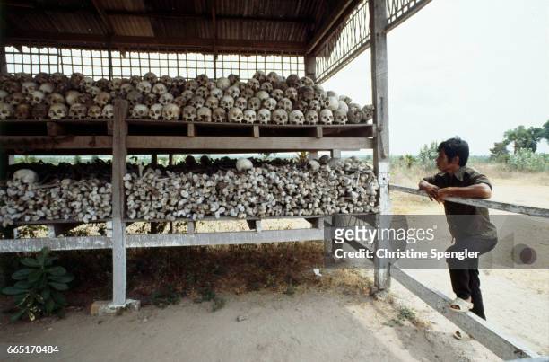 The memorial, 15 kilometers from Phnom Penh, displays skulls of prisoners slated for execution during the brutal 1975-1979 regime of Pol Pot. |...