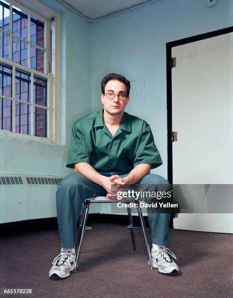 Martin 'Marty' Tankleff is photographed for Fortune Small Business magazine in 2004 at the Clinton Correctional Facility in Dannemora, New York....