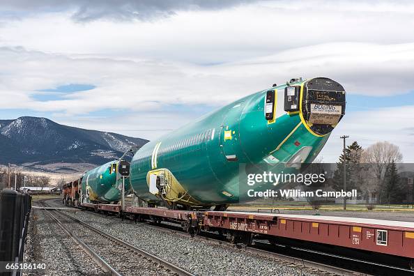 Fuselage Train Boeing 737Next generation fuselages manufactured by Spirt AeroSystems ...