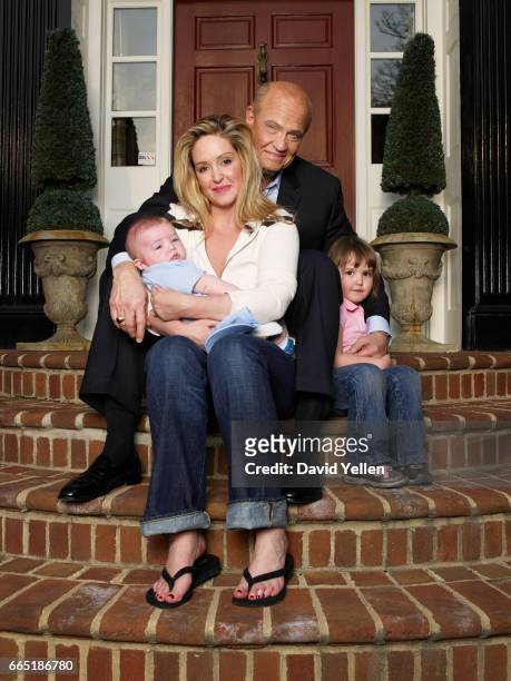 Fred Thompson with his wife Jeri Kehn Thompson and their son Samuel and daughter Hayden Victoria.