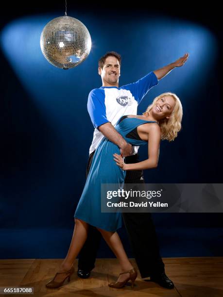 Mark Cuban with his Dancing with the Stars partner Kym Johnson.