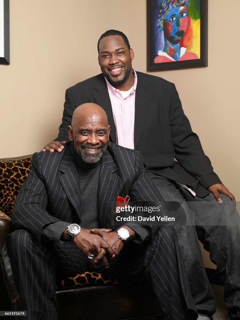 Chris Gardner with his son Christopher Gardner. News Photo Getty Images