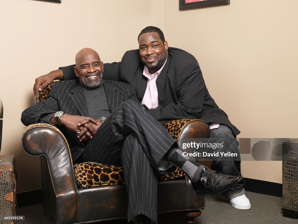 Chris Gardner with his son Christopher Gardner. News Photo - Getty Images