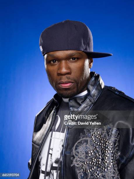 Rapper 50 Cent is photographed for Billboard Magazine in 2009.