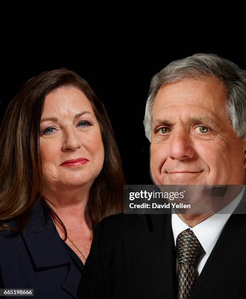 Jo Ann Ross and Les Moonves