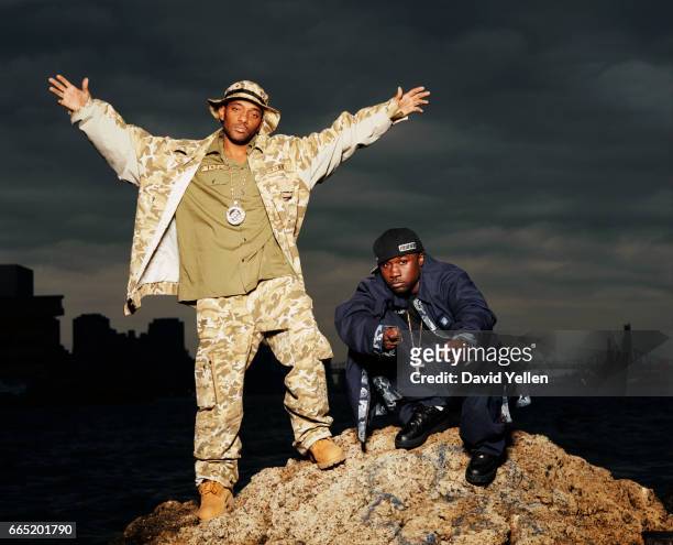 Prodigy and Havoc of rap duo Mobb Deep.