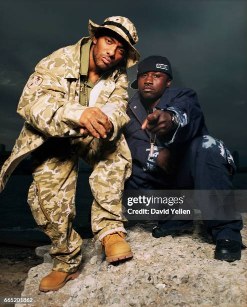 Prodigy and Havoc of rap duo Mobb Deep.