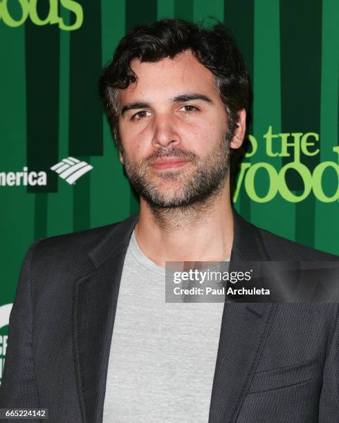 Actor Juan Pablo Di Pace attends the opening night of "Into The Woods" at Ahmanson Theatre on April 5, 2017 in Los Angeles, California.