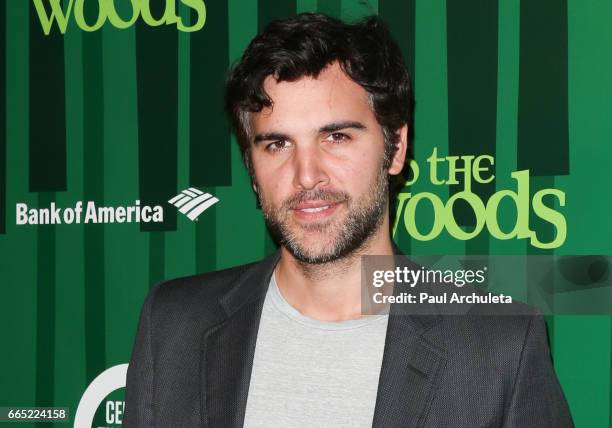 Actor Juan Pablo Di Pace attends the opening night of "Into The Woods" at Ahmanson Theatre on April 5, 2017 in Los Angeles, California.