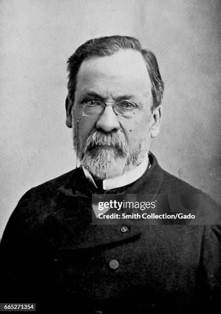 Portrait of scientist Louis Pasteur, France, 1902. .