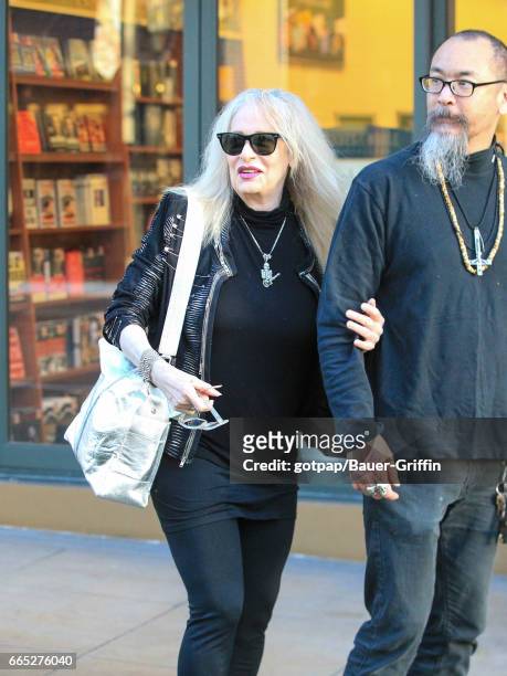 Penelope Spheeris is seen on April 05, 2017 in Los Angeles, California.