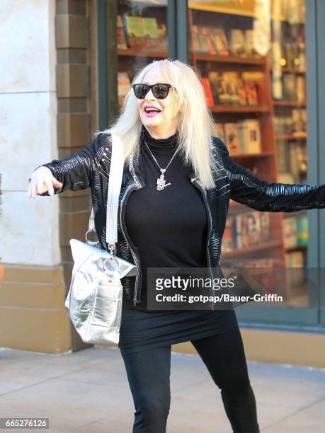 Penelope Spheeris is seen on April 05, 2017 in Los Angeles, California.
