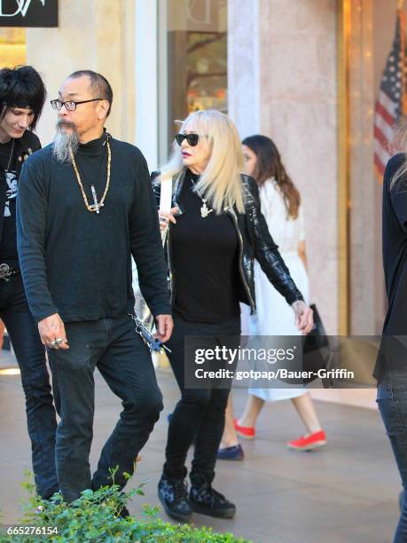 Penelope Spheeris is seen on April 05, 2017 in Los Angeles, California.