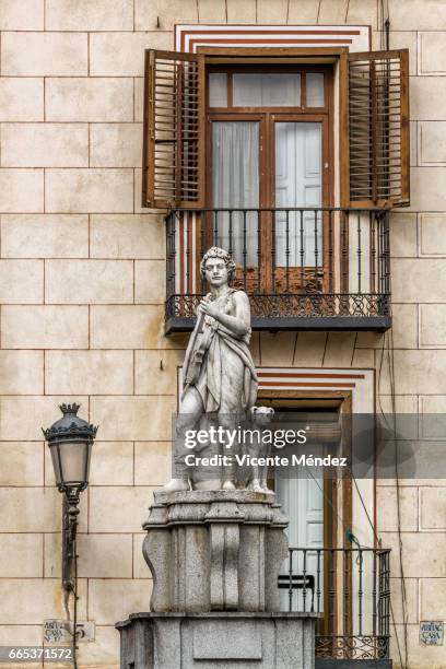 orfeo fountain (madrid) - orpheus stock pictures, royalty-free photos & images