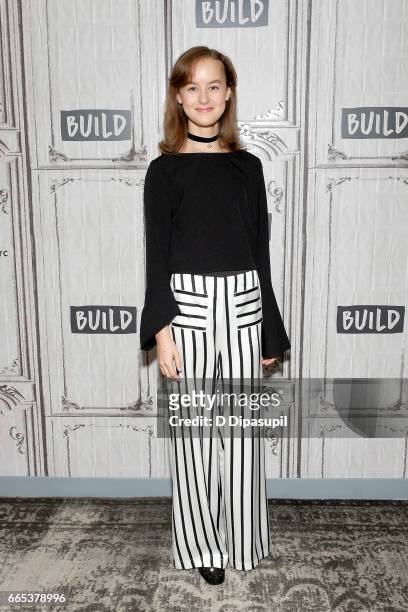 Sydney Lucas attends the Build Series to discuss "The Son" at Build Studio on April 6, 2017 in New York City.
