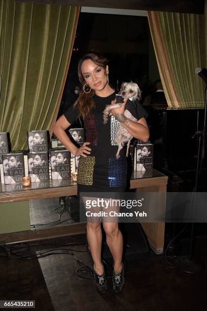Mayte Garcia attends "The Most Beautiful: My Life With Prince" by Mayte Garcia private book launch party at Soho Grand Hotel on April 5, 2017 in New...
