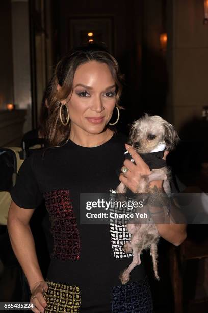 Mayte Garcia attends "The Most Beautiful: My Life With Prince" by Mayte Garcia private book launch party at Soho Grand Hotel on April 5, 2017 in New...