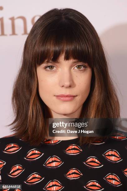 Actress Stacy Martin attends "The Sense of an Ending" UK gala screening on April 6, 2017 in London, United Kingdom.