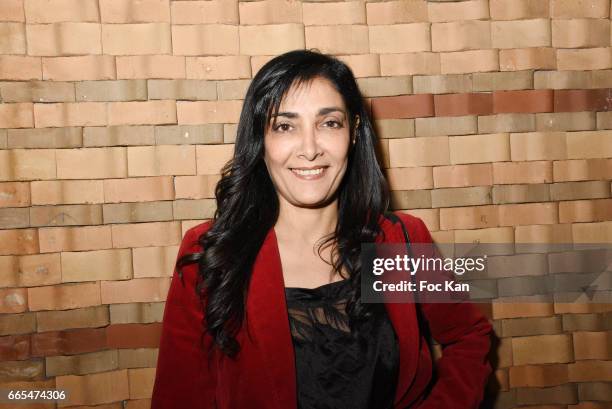 Actress Fatima Adoum attends 'Low Notes' Film Screening at Cinema Saint Andre des Arts on April 6, 2017 in Paris, France.