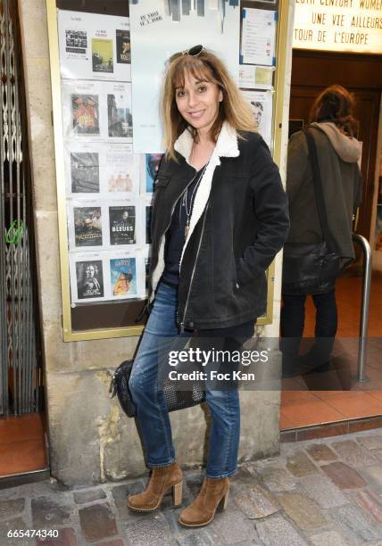 Writer Anna Veronique El Baze attend 'Low Notes' Film Screening at Cinema Saint Andre des Arts on April 6, 2017 in Paris, France.