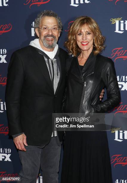 Director Thomas Schlamme and actress Christine Lahti attend the FX Network 2017 all-star upfront at SVA Theater on April 6, 2017 in New York City.