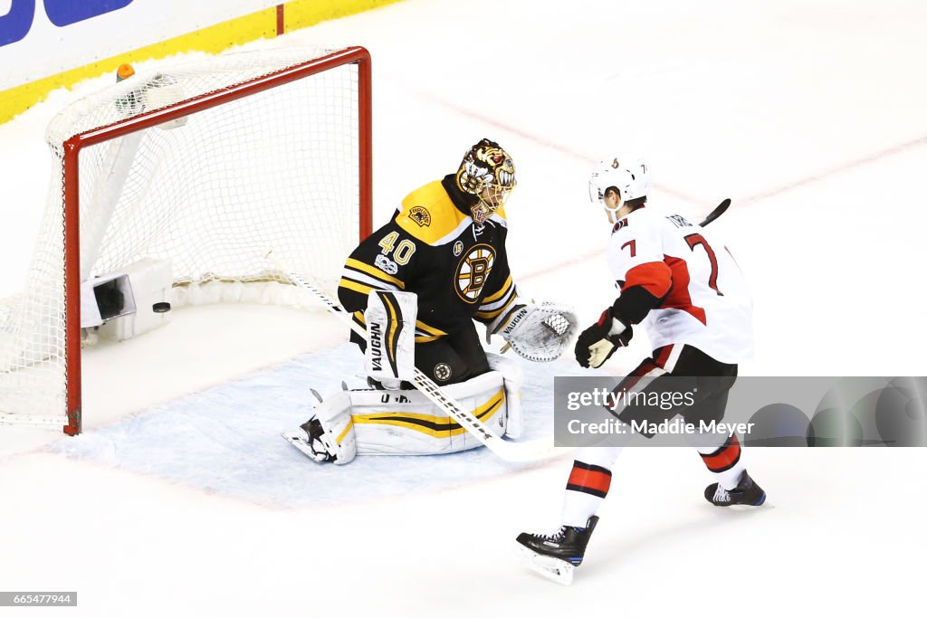 Ottawa Senators v Boston Bruins