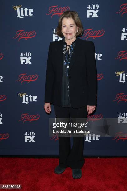 Jessica Walter attends FX's 2017 Upfront at SVA Theater on April 6, 2017 in New York City.