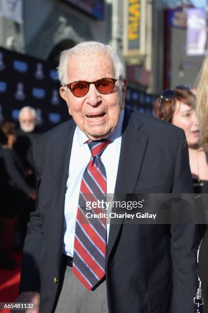 Producer Walter Mirisch attends the 50th anniversary screening of "In the Heat of the Night" during the 2017 TCM Classic Film Festival on April 6,...