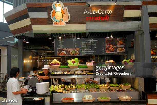 The counter at A-La-Carte restaurant at Siam Center.