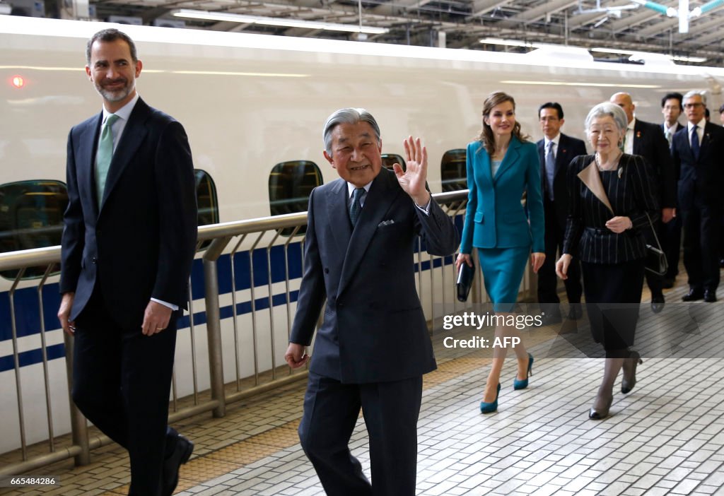 JAPAN-SPAIN-ROYALS