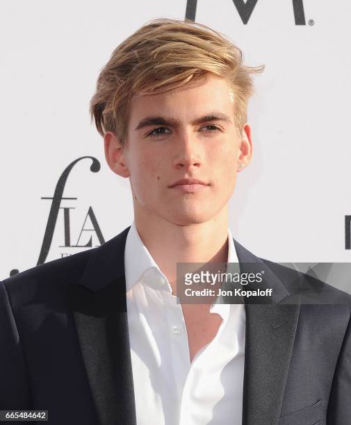 Presley Gerber arrives at the Daily Front Row's 3rd Annual Fashion Los Angeles Awards at the Sunset Tower Hotel on April 2, 2017 in West Hollywood,...