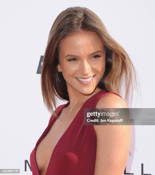 Model Helen Owen arrives at the Daily Front Row's 3rd Annual Fashion Los Angeles Awards at the Sunset Tower Hotel on April 2, 2017 in West Hollywood,...