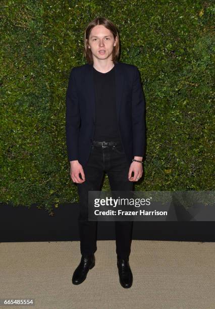 Actor Jack Kilmer attends the celebration of Chanel's Gabrielle Bag hosted by Caroline De Maigret and Pharrell Williams at Giorgio Baldi on April 6,...