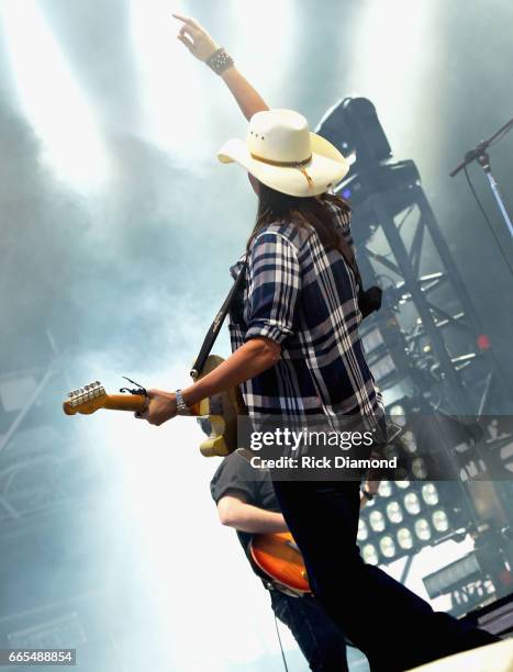 Singer/Songwriter Terri Clark performs day 1 of the Country Thunder Music Festival Arizona on April 6, 2017 in Florence, Arizona.