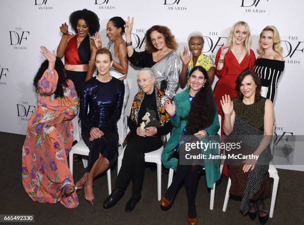 Sarah Jones, Tracee Ellis Ross, Diane von Furstenberg, Cynthia Erivo, Laura Brown and Allison Williams Baljeet Sandhu, Karlie Kloss, Jane Goodall,...