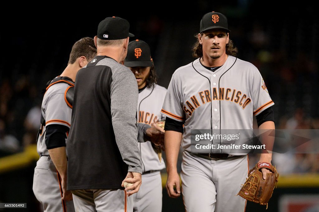 San Francisco Giants v Arizona Diamondbacks