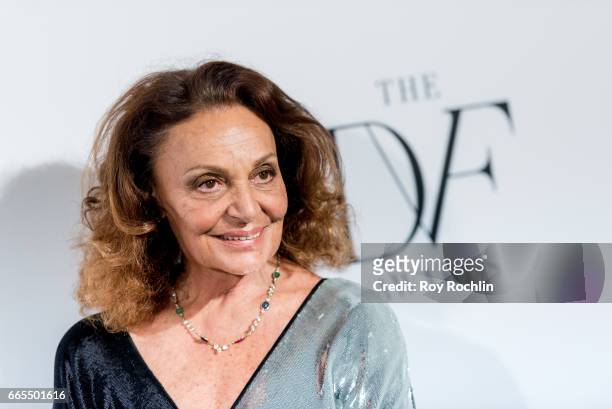 Diane von Furstenberg attends the 2017 DVF Awards at United Nations on April 6, 2017 in New York City.