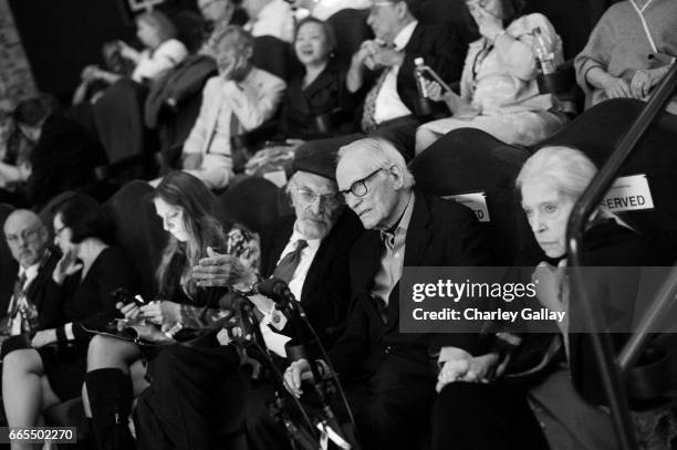 Actor Martin Landau and songwriter Alan Bergman attend the 50th anniversary screening of "In the Heat of the Night" during the 2017 TCM Classic Film...