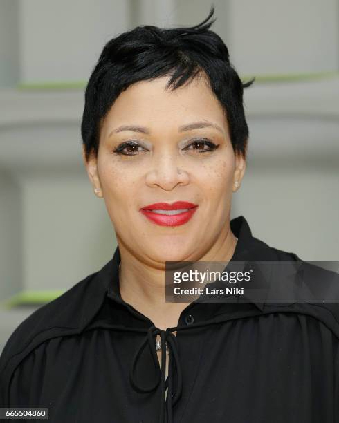 Police Officer Nakia Jones attends the BET Music Presents: Us Or Else panel discussion at the Viacom White Box Hall on April 6, 2017 in New York City.