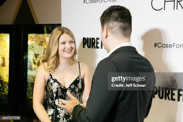 Kelly Lamor Wilson attends the Case For Christ Premiere at AMC River East Theater on April 6, 2017 in Chicago, Illinois.