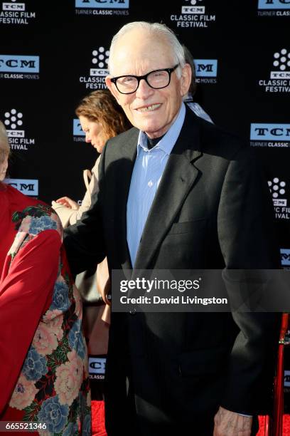 Songwriter Alan Bergman attends the 2017 TCM Classic Film Festival's Opening Night Gala and 50th Anniversary Screening of "In The Heat of the Night"...