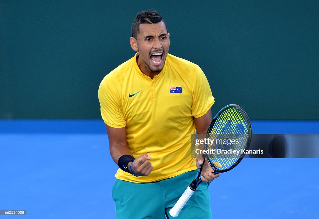 Australia v USA - Davis Cup World Group Quarterfinals
