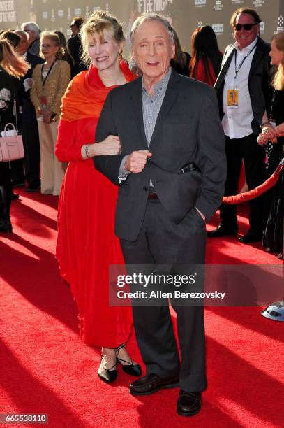 Martha Rogers and Dick Cavett attend 2017 TCM Classic Film Festival's opening night gala and 50th anniversary screening of "In The Heat Of The Night"...