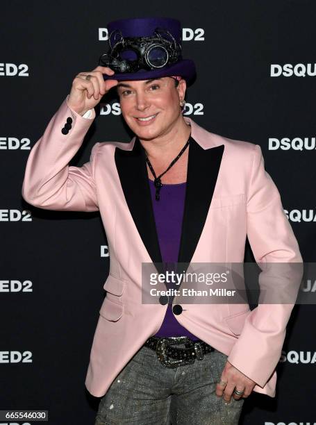 Entertainer Frank Marino attends the grand opening party for Dsquared2 at The Shops at Crystals on April 6, 2017 in Las Vegas, Nevada.