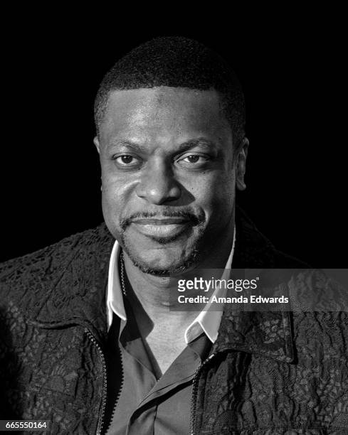 Comedian Chris Tucker arrives at the 2017 TCM Classic Film Festival - Opening Night Gala - 50th Anniversary Screening of "In The Heat Of The Night"...