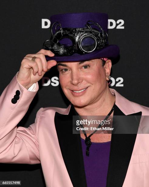Entertainer Frank Marino attends the grand opening party for Dsquared2 at The Shops at Crystals on April 6, 2017 in Las Vegas, Nevada.