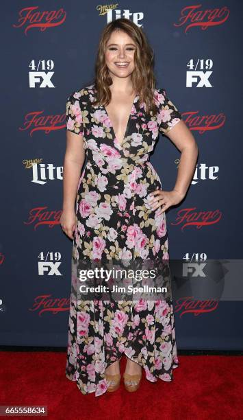 Actress Kether Donohue attends the FX Network 2017 All-Star Upfront at SVA Theater on April 6, 2017 in New York City.